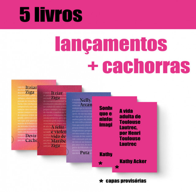 Lançamentos + Combo Cachorra (5 livros)