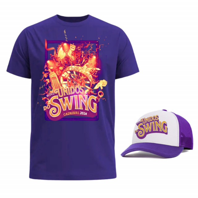 Kit Boné e Camiseta Carnaval 2024