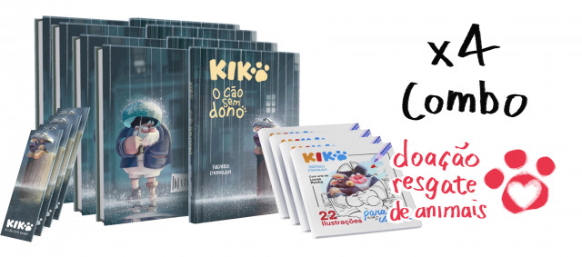 4 COMBOS: LIVRO +LIVRO COLORIR+MARCA PÁG