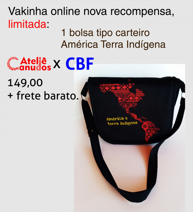 1 bolsa carteiro América Terra Indígena