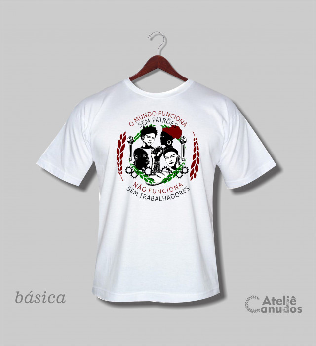 Visto a camisa do Ateliê Canudos