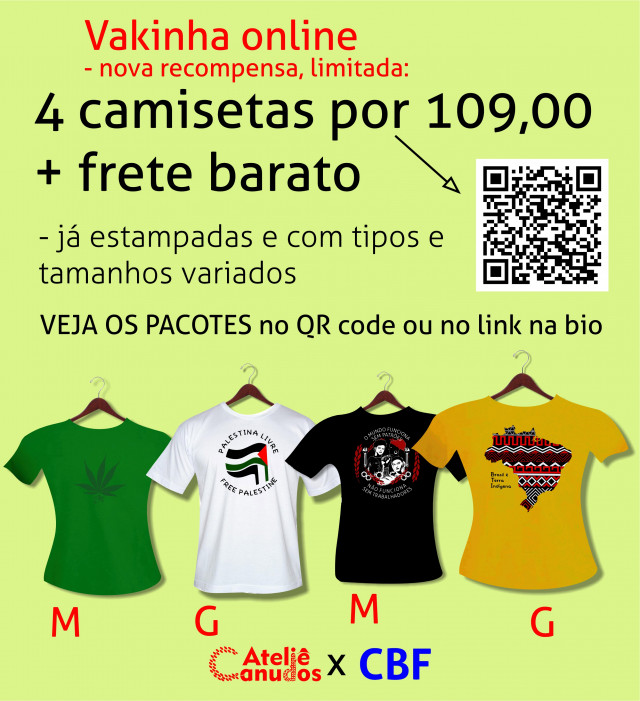 4 camisetas já prontas - estampadas