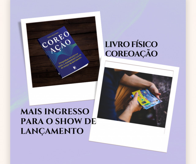 Livro Coreoção no lançamento