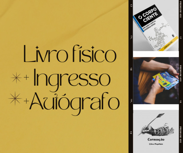 Livro O Corpo Ciente autografado