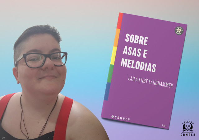 Livro sobre asas e melodias