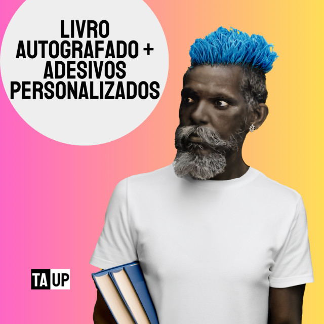 Livro Autografado + Adesivos