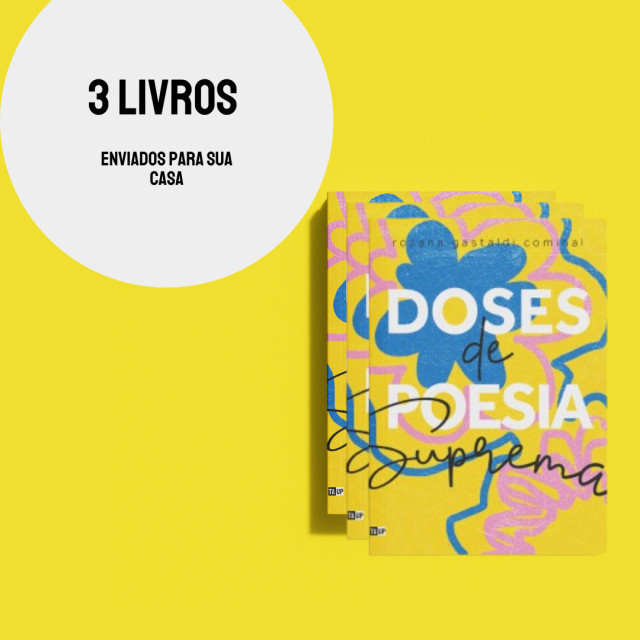 Quero receber 3 livros em casa
