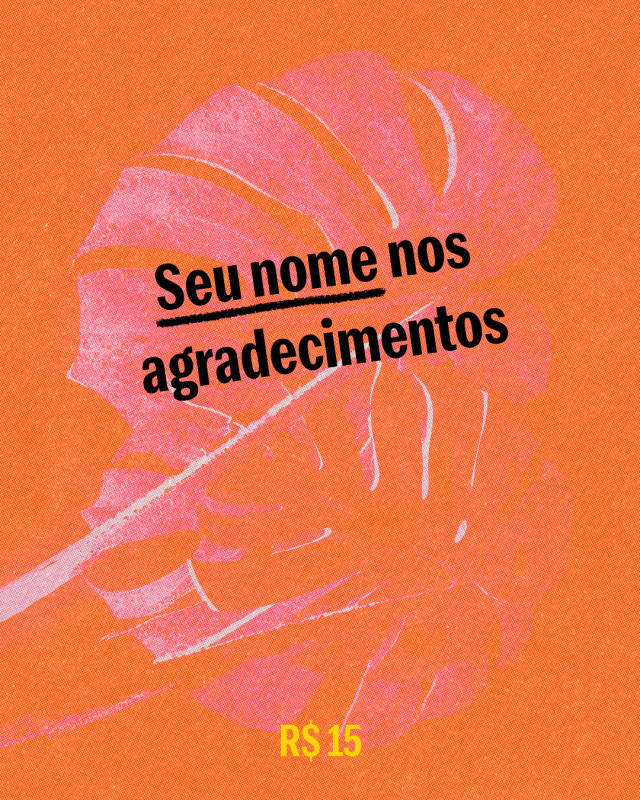 Seu nome nos agradecimentos