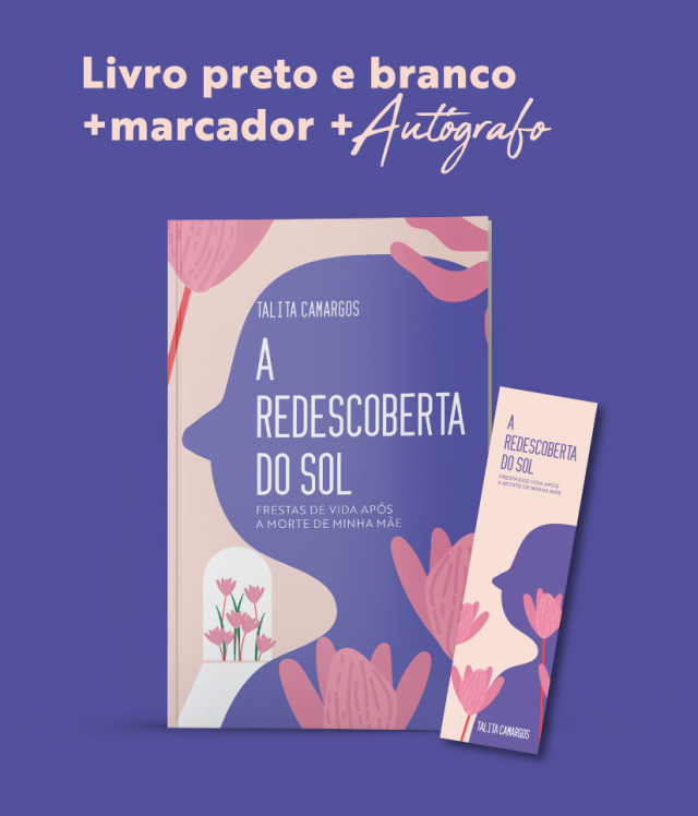 Livro + marcador + autógrafo + frete
