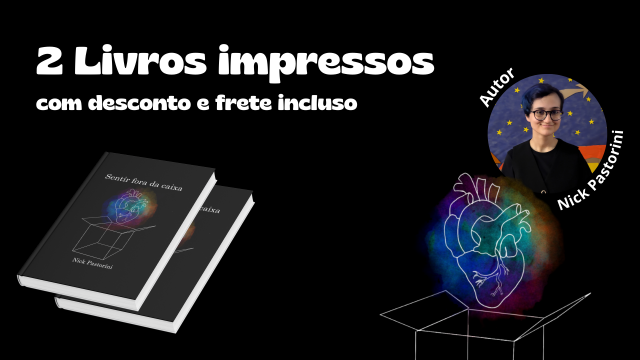 Dois livros impressos com desconto