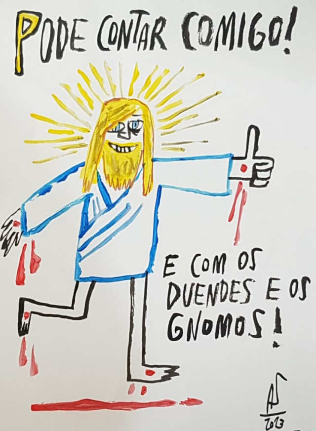 DESENHO ALLAN SIEBER"PODE CONTAR COMIGO"