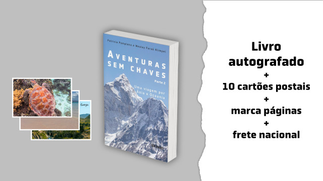 Quero 1 livro e 10 cartões postais