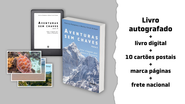 Quero livro físico, digital e 10 postais
