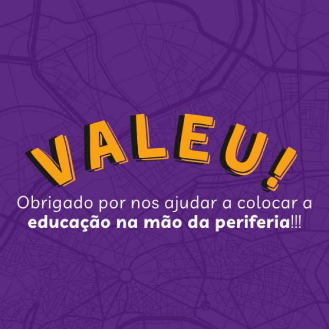 Eu apoio a Educação