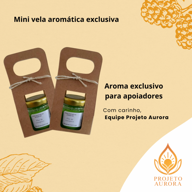 Mini vela aromática exclusiva