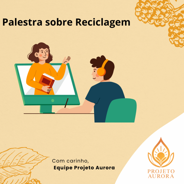 Palestra Online sobre Reciclagem