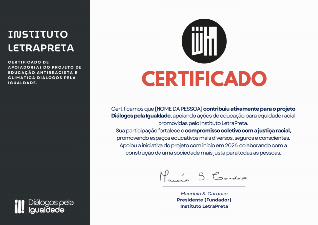 Apoiador(a) da Causa Antirracista
