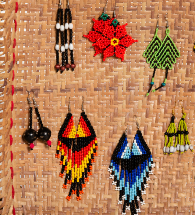 Artesanato das mulheres Guarani