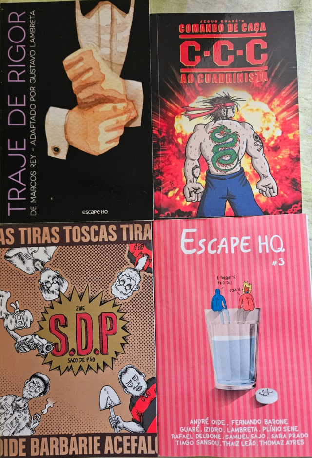 Kit de 4 Quadrinhos EscapeHQ