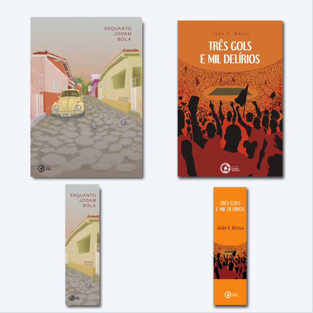 Enquanto jogam bola + 1 livro