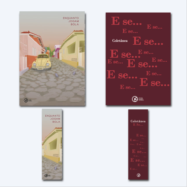 Enquanto jogam bola + 1 livro