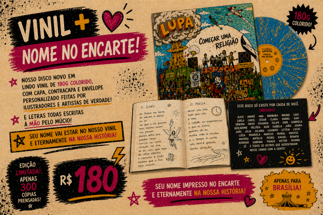 VINIL + Nome no encarte!