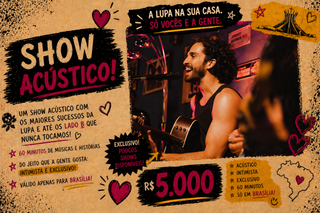 POCKET SHOW ACÚSTICO!