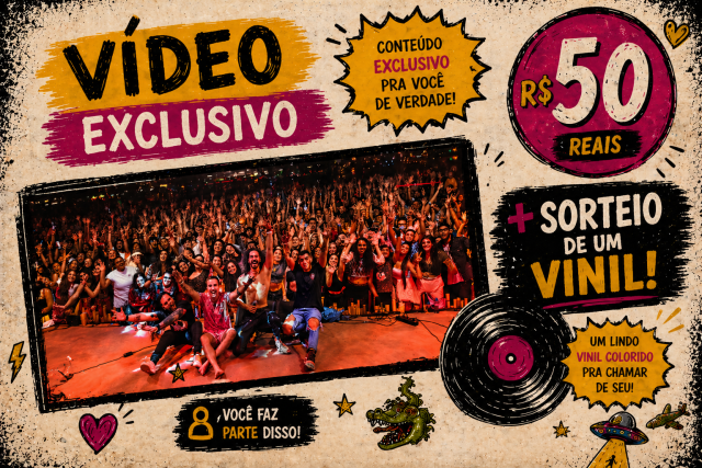 VÍDEO EXCLUSIVO e SORTEIO DE VINIL <3
