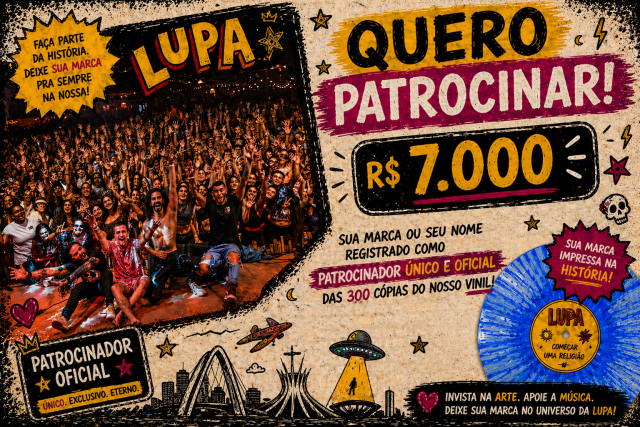 QUERO PATROCINAR!