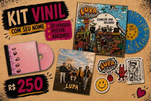 KIT VINIL+LUPERCALIA (VC DEU MTA SORTE)