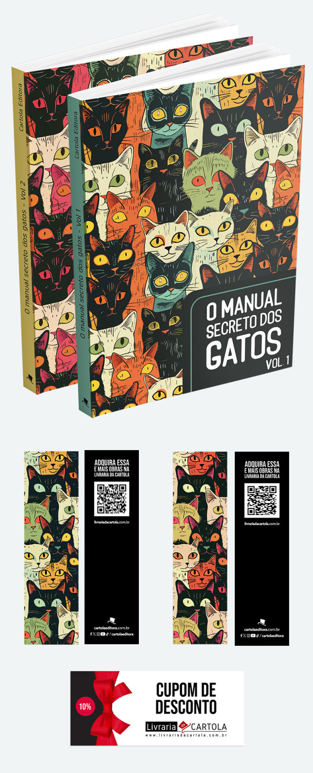 Eu quero os dois livros: Vol 1 e Vol 2